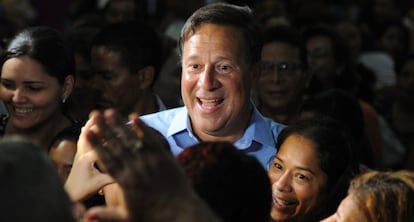 Juan Carlos Varela, presidente electo de Panam&aacute;, este lunes.