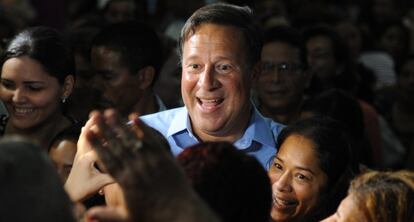Juan Carlos Varela, presidente electo de Panamá, este lunes.