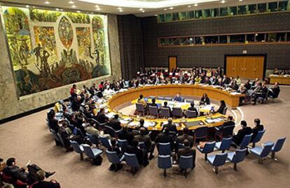 Delegados de la ONU, durante una reunión del Consejo de Seguridad en Nueva York el año pasado.