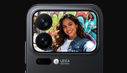 Pantalla trasera del teléfono Xiaomi 17 Pro