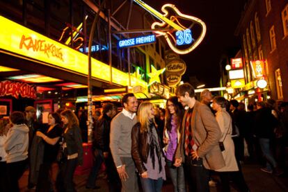 Marcha en Reeperbahn, Hamburgo