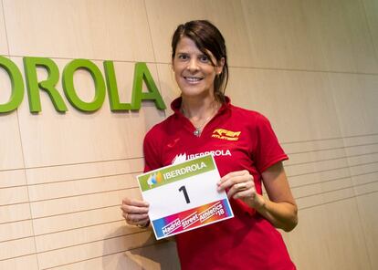 13/09/18 ATLETISMO ACTO IBERDROLA PRESENTACION MADRID STREET ATHLETICS 18 RUTH BEITIA ENTREVISTA