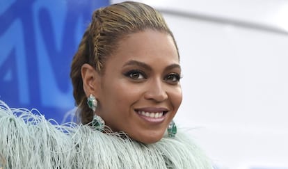 Beyoncé en los premios MTV el 28 de agosto de 2016.