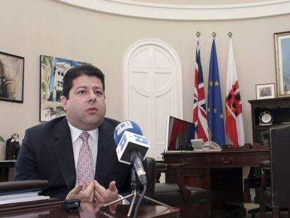 El ministro principal de Gibraltar, Fabian Picardo.