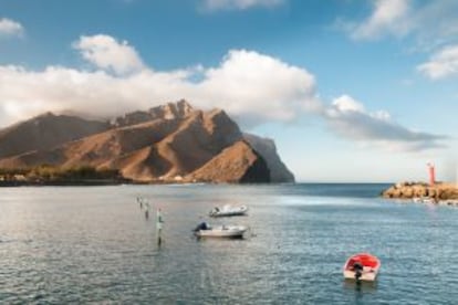 Puerto de La Aldea de San Nicolás, en Gran Canaria.