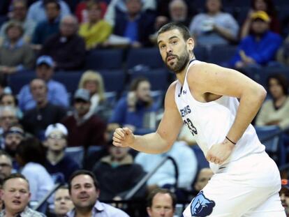 Marc Gasol, en un Memphis-Denver.