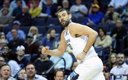 Marc Gasol, en un Memphis-Denver.