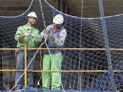 Trabajadores de la construcción