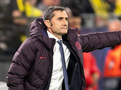 Valverde, durante el último encuentro ante el Dortmund.