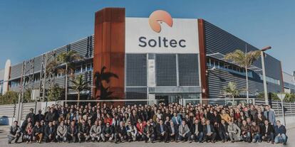 Equipo de Soltec, en Murcia. 