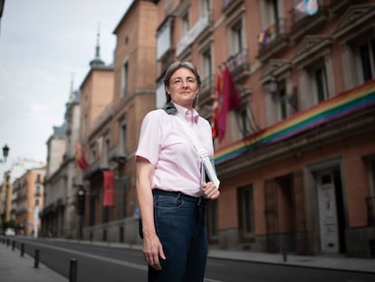 Marta Higueras, portavoz municipal de Más Madrid, durante la entrevista de este martes