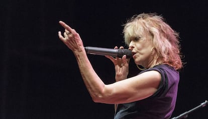 Chrissie Hynde, a Cap Roig.