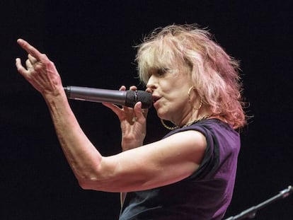 Chrissie Hynde, a Cap Roig.