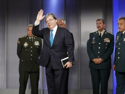 El ministro de Defensa de Colombia, Carlos Holmes Trujillo.