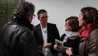 Paul B. Preciado en la inauguración de la exposición de Lorenza Böttner en La Virreina.