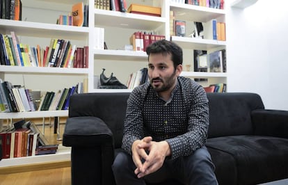 El consejero valenciano de Educación, Cultura y Deporte, Vicent Marzà, durante la entrevista.