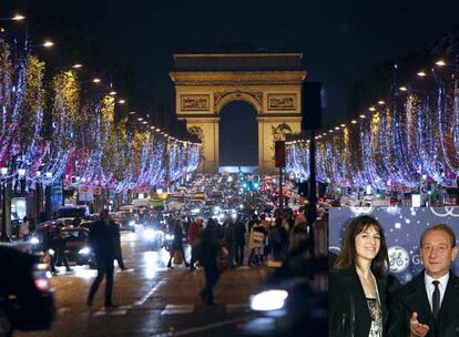 Charlotte Gainsbourg ha amadrinado el encendido de las luces navideñas que decoran los 400 árboles de los Campos Elíseos. Gainsbourg apretó el botón que iluminó las miles de bombillas dispuestas a lo largo de los dos kilómetros de la famosa avenida parisina, desde la Plaza de la Concordia hasta el Arco del Triunfo. La cantante y actriz no pronunció discurso alguno y apareció "escoltada" por el alcalde de París, Bertrand Delanoë, y el presidente del Comité Campos Elíseos, Jean-Noël Reinhardt.