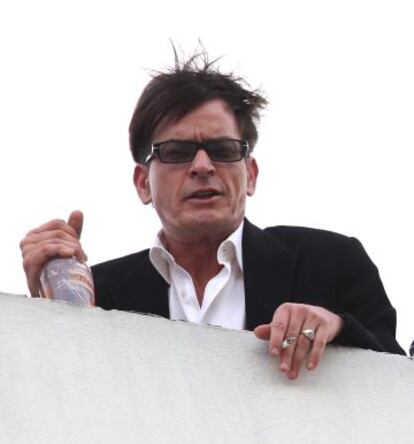 El actor Charlie Sheen.