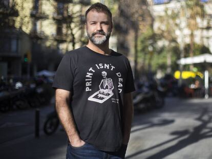 El escritor Nickolas Butler, en Barcelona