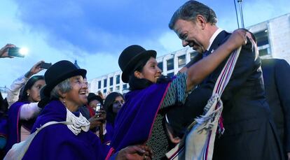 El presidente Juan Manuel Santos.