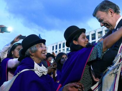 El presidente Juan Manuel Santos.