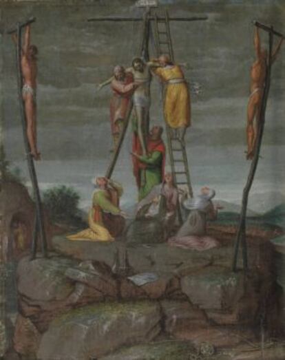 'El Descendimiento', de Pedro de Campaña.