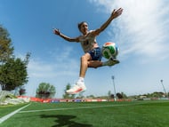 Patri Guijarro, el pasado viernes en la Ciudad del Fútbol de Las Rozas, a las afueras de Madrid.