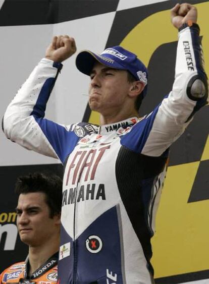 Jorge Lorenzo, en Estoril