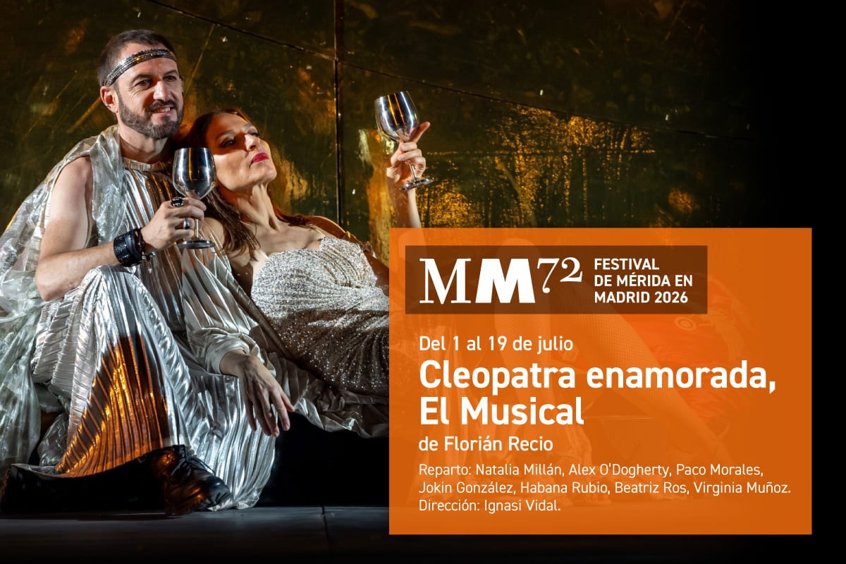 Cartel promocional de 'Cleopatra enamorada, El Musical'.
