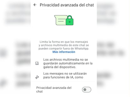 Captura de pantalla de WhatsApp.