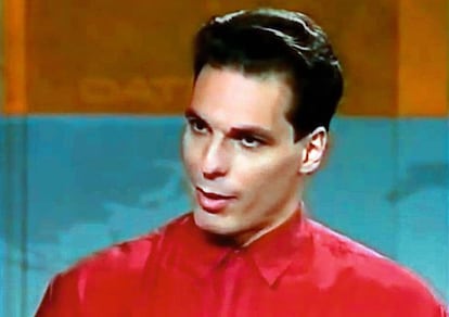 Yanis Varoufakis, exministro de Finanzas griego, durante una entrevista concedida en 1993 a la cadena australiana ABC.