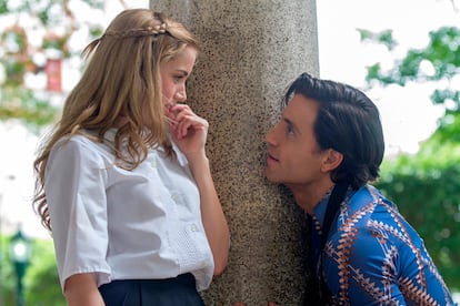 Ana de Armas y Edgar Ramirez en 'Hands of Stone'.