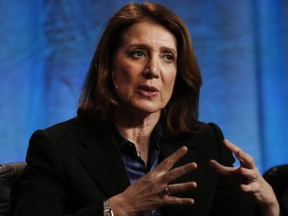 Ruth Porat, em um conferência em 2014.