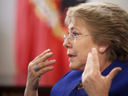 Michelle Bachelet, em entrevista ao EL PAÍS.