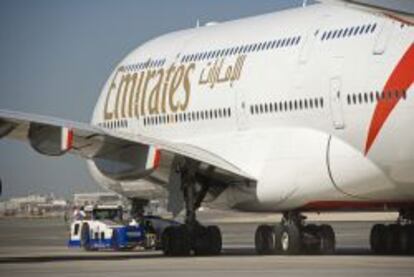 Airbus A 380 de Emirates.