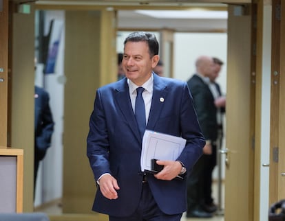 El primer ministro, Luís Montenegro, en Bruselas para la reunión del Consejo Europeo celebada el pasado viernes.