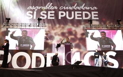 Juan Carlos Monedero durante su intervención.