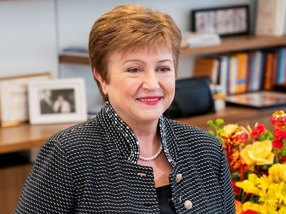 Kristalina Georgieva, the managing director of the International Monetary Fund, in a file photo from February.