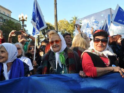 Mothers of Plaza de Mayo on their 40th anniversary.