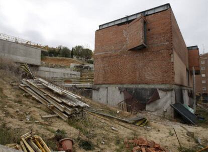 Obras de construcción de la Casa de la Mujer en Algete.