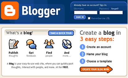 Blogger renueva diseño e inluye la publicación por e-mail, los comentarios, nuevas plantillas y espacio para que cada usuario trace un perfil personal.