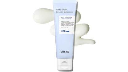 This invisible sunscreen leaves no trace or sticky feeling.