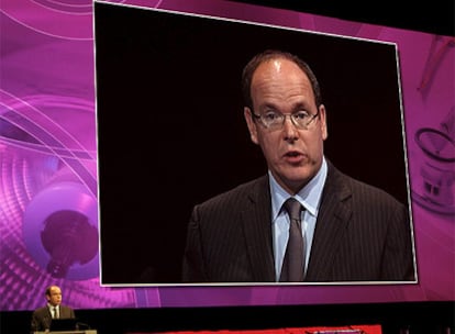Alberto de Mónaco ha inaugurado el 18º curso internacional de cardiología EuroPCR.