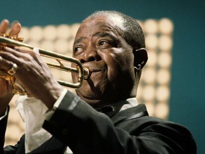 El trompetista y cantante Louis Armstrong, en una imagen sin datar. 