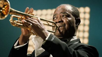 El trompetista y cantante Louis Armstrong, en una imagen sin datar.