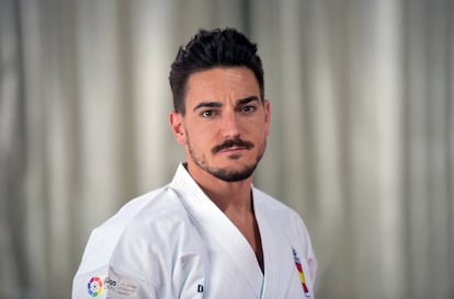 Damián Quintero, campeón de Europa de kárate. 