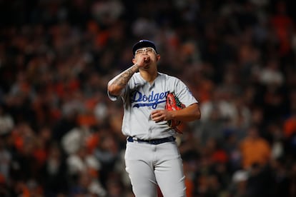 Los Angeles Dodgers pitcher Julio Urias