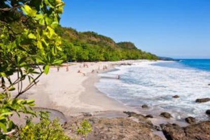 Playa cercana a Montezuma, en la península de Nicoya (Costa Rica).