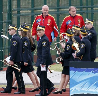 Una orquesta ha acompañado a los campeones del mundo