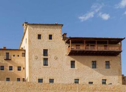 Fachada del hotel Eurostars Convento de Capuchinos, en Segovia.